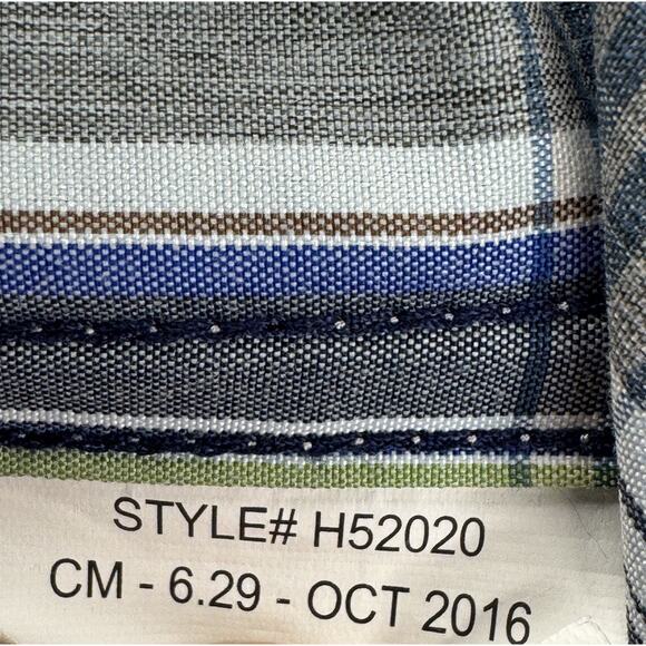 Marmot Plaid Short Sleeve Button Up Shirt Men’s M Blue Green Outdoor Hiking Work - Picture 9 of 14